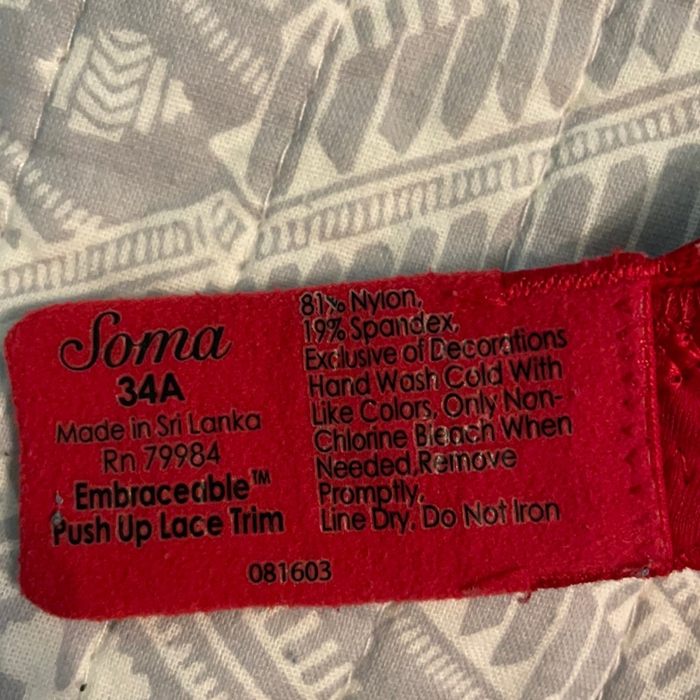 Soma embraceable push-up lace trim bra - Picture 2 of 5